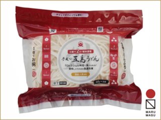 （冷凍）五島手延うどん　「七椿」　60ｇ×6｜お手軽簡単、調理時間3分・お鍋やお夜食におススメ画像