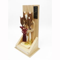 スリム型のおしゃれな7号 律 竹 アクリル破魔弓飾り画像