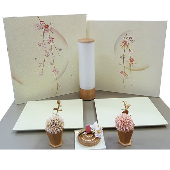 超コンパクトサイズのインテリア雛人形収納飾り画像