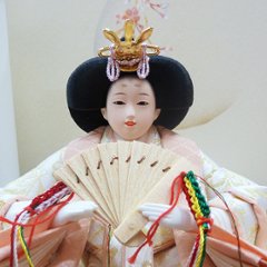 超コンパクトサイズのインテリア雛人形収納飾り画像