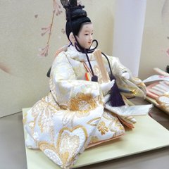 超コンパクトサイズのインテリア雛人形収納飾り画像