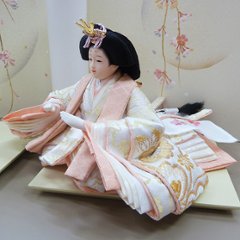 超コンパクトサイズのインテリア雛人形収納飾り画像