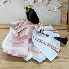 道翠工房  正絹衣裳着 白木造り親王飾り画像