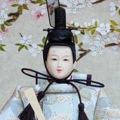 道翠工房  正絹衣裳着 白木造り親王飾り画像