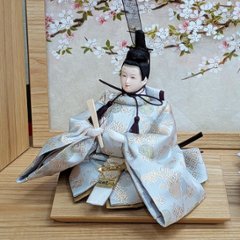 道翠工房  正絹衣裳着 白木造り親王飾り画像