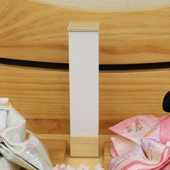 嘉祥作 小三五金彩衣裳着親王 白木造り平飾り 画像