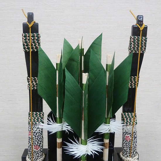 破魔弓 ８号 白木 悠真 破魔弓　アクリルケース飾り画像