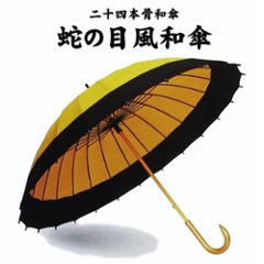 蛇の目風　和傘　24本骨　６色展開の画像