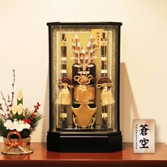 平安道翠作 13号 勇翔 六角破魔弓飾りの画像