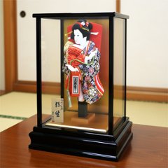 平安道翠 ８号 弥生 ミニ羽子板飾りの画像