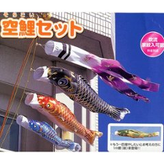 高級ポリエステル鯉のぼり 空万能スタンドセット　撥水　名入れ無料の画像