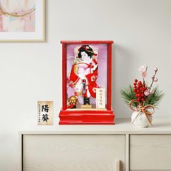 平安道翠監修 8号刺繍金彩羽子板ケース飾りの画像