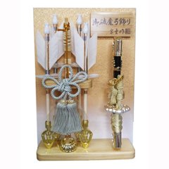 宝童作 壁掛け破魔弓　健　アクリルケース画像