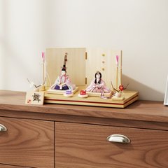 平安豊久監修　木目込み雛　聖来　親王飾りの画像