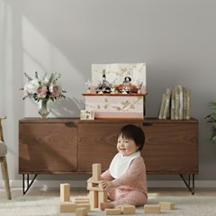 長月工房　喜峯作　芥子親王 家具調収納飾りの画像