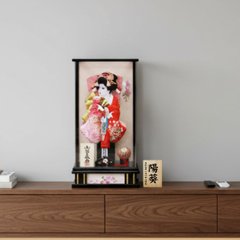 平安道翠監修 13号刺繍羽子板アクリルケース飾りの画像