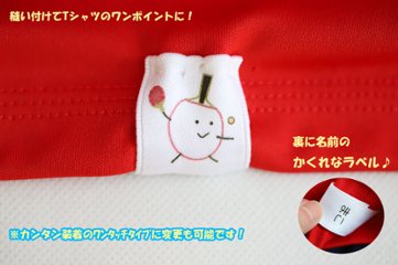 卓球（ワンタッチ/縫い付け）25㎜巾　２枚入りの画像