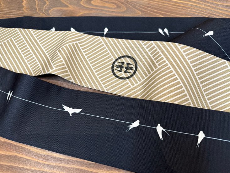 つばめ家紋＜角帯＞　長さ約410cm画像