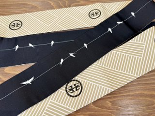 つばめ家紋＜角帯＞　長さ約410cm画像