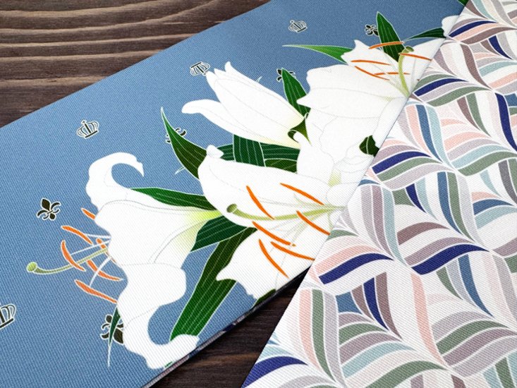 カサブランカ・スモーク３＜半幅帯＞　長尺約430cm画像