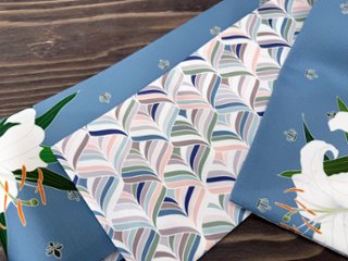 カサブランカ・スモーク３＜半幅帯＞　長尺約430cm画像