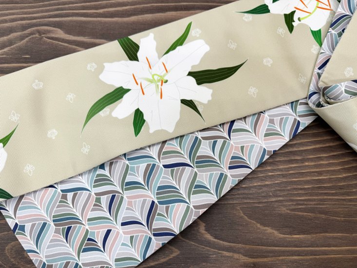 カサブランカ・スモーク２＜半幅帯＞　長尺約430cm画像