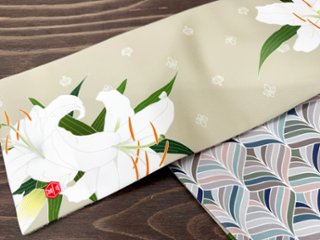 カサブランカ・スモーク２＜半幅帯＞　長尺約430cm画像