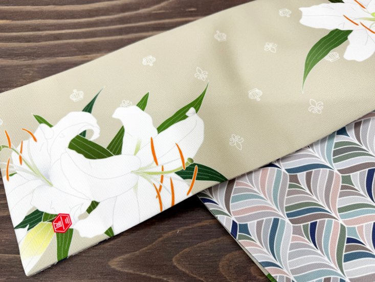 カサブランカ・スモーク２＜半幅帯＞　長尺約430cm画像