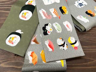 寿司ねこ２＜半幅帯＞　長尺約430cm画像