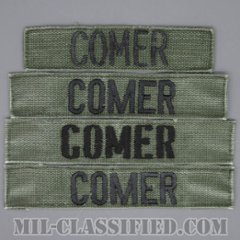 COMER [サブデュード/ネームテープ/パッチ/中古1点物（4枚セット）]の画像