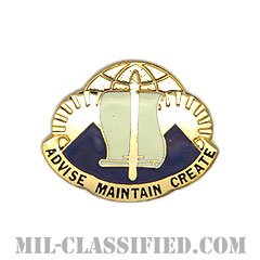 第96民事活動大隊（96th Civil Affairs Battalion）[カラー/クレスト（Crest・DUI・DI）バッジ]の画像