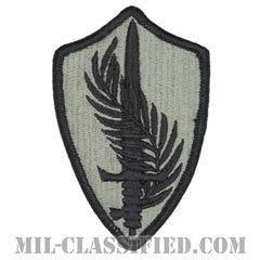 アメリカ中央軍（U.S. Central Command (CENTCOM)）[UCP（ACU）ブラック縁/メロウエッジ/ベルクロ付パッチ]の画像