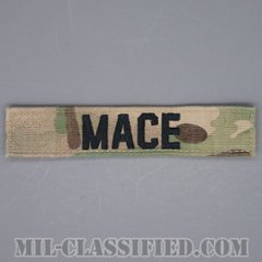 MACE [OCP/ブラック刺繍/ネームテープ/ベルクロ付パッチ/中古1点物]の画像