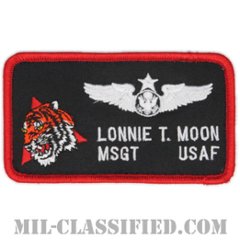 LONNIE T. MOON曹長 (第418飛行試験隊/航空機搭乗員章(下士官用シニア・エアクルー))（418th Flight Test Squadron）[カラー/メロウエッジ/ベルクロ付パッチ]の画像