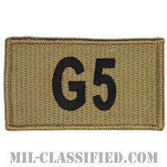 G5（民事作戦参謀将校）（Civil-Military Operations Staff Officer）[OCP/メロウエッジ/ベルクロ付パッチ]の画像