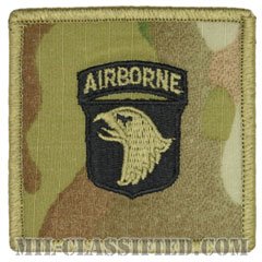 第101空挺師団（101st Airborne Division）[OCP/ヘルメット用/パッチ]の画像