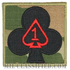 第506歩兵連隊第1旅団戦闘団第1大隊（1st Battalion, 1st Brigade Combat Team, 506th Infantry Regiment）[OCP/ヘルメット用/パッチ]の画像