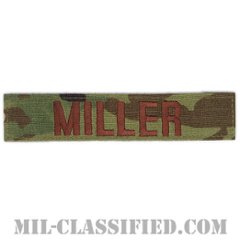 MILLER [OCP（7C）/ブラウン刺繍/空軍ネームテープ/ベルクロ付パッチ]の画像