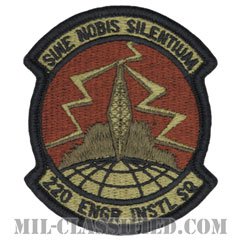 第220エンジニアリングインスタレーション隊（220th Engineering Installation Squadron）[OCP/メロウエッジ/ベルクロ付パッチ]の画像