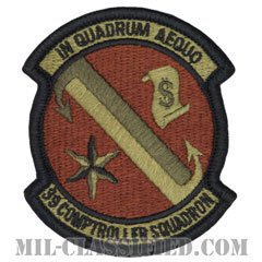 第39会計監査隊（39th Comptroller Squadron）[OCP/メロウエッジ/ベルクロ付パッチ]の画像
