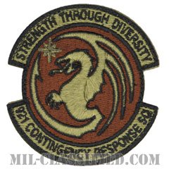 第921緊急時対応隊（921st Contingency Response Squadron）[OCP/カットエッジ/ベルクロ付パッチ]の画像