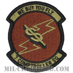 第7会計監査隊（7th Comptroller Squadron）[OCP/メロウエッジ/ベルクロ付パッチ]の画像