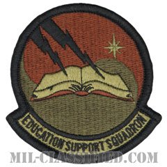 教育支援隊（Education Support Squadron）[OCP/メロウエッジ/ベルクロ付パッチ]の画像