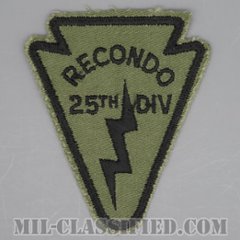 第25歩兵師団リコンドースクール（25th Infantry Division Recondo School）[サブデュード/カットエッジ/パッチ/1点物]の画像