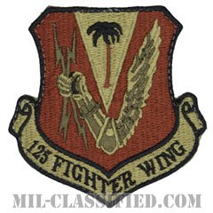 第125戦闘航空団（125th Fighter Wing）[OCP/カットエッジ/ベルクロ付パッチ]の画像