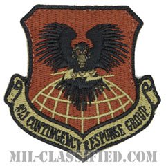 第821緊急時対応群（821st Contingency Response Group）[OCP/カットエッジ/ベルクロ付パッチ]の画像