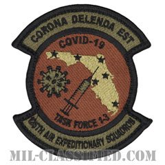 第125航空遠征隊（125th Air Expeditionary Squadron (COVID-19)）[OCP/メロウエッジ/ベルクロ付パッチ]の画像