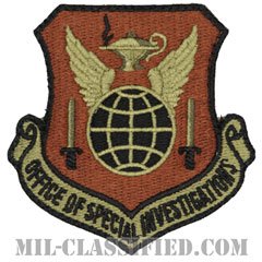 空軍特別捜査局（Office of Special Investigations）[OCP/カットエッジ/ベルクロ付パッチ]の画像