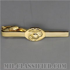 海兵隊兵士タイクリップ（USMC Enlisted, Tie Clasp/Tie Clip）[ネクタイピン/ゴールド]の画像