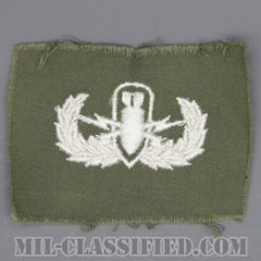 爆破物処理章 (ベーシック)（Explosive Ordnance Disposal (EOD), Badge, Basic）[カラー/パッチ/1点物]の画像